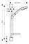Душевой гарнитур Hansgrohe Croma 100 Multi 27774000 Unica'C