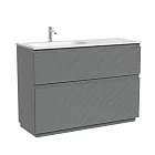 Тумба под раковину Sancos Folk Floor FL120FLES/FL120FRES, 120 см, напольная, чаша левая/правая, ergraut soft