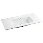 Раковина Ceramicanova Element CN7003 101 x 46.5 x 18 см, встраиваемая, прямоугольная, с переливом, сантехфарфор