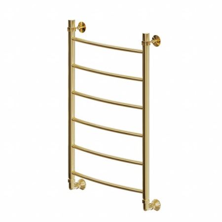 Полотенцесушитель Ростела Виктория нижнее подключение 1/2" 50x70 6 перекладин золото