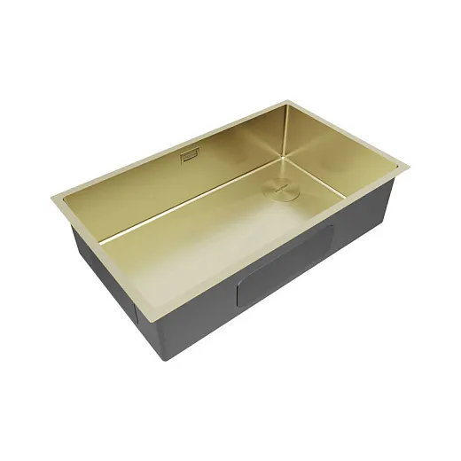 Кухонная мойка PAULMARK NEXT-SKEW 74 UNI PM887444-LG (золото/светлое золото)