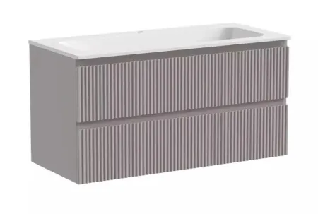 Тумба под раковину Sancos Snob R 100 см подвесная, Doha Soft, SNR100SM