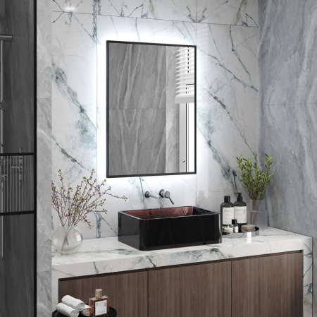 Зеркало Континент Meridian Грэймуар 600х800 бесконтактный овальный сенсор (в углу под 45°), открытая подсветка, реверсивное крепление ЗЛП4035 Зеркало Континент Meridian Грэймуар 600х800 бесконтактный овальный сенсор (в углу под 45°), открытая подсветка, реверсивное крепление ЗЛП4035