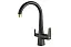 Смеситель для кухни ZorG Steel Hammer SH 819 черный + бронза