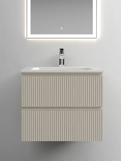 Тумба под раковину Sancos Snob T 60 см подвесная, Beige Soft, SNT60CE