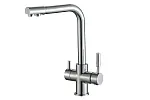 Смеситель для кухни ZorG Steel Hammer SH 552 хром
