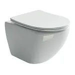 Подвесной безободковый унитаз Ceramicanova Metropol CN4002 Rimless, крышка микролифт, сантехфарфор (выставочный образец, отсутствует упаковка)