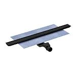 Душевой трап VitrA Eco-Flow  60x6см горизонтальный с мокрым затвором, черный, 59980582000