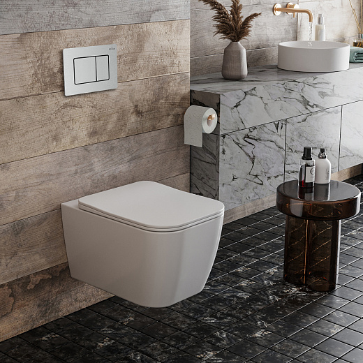 Комплект инсталляции с унитазом 6 в 1 Roxen StounFix Dual Fresh 968436 (состоит из: 710200, Steel 420280S, 530135-01)