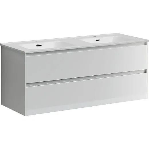 Тумба под раковину Sancos Cento 120, подвесная, белый глянец, CN120-2W