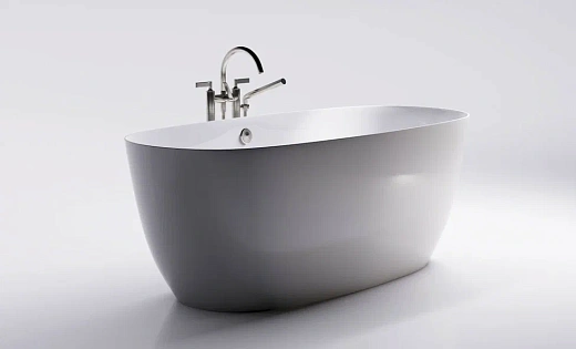 Ванна Astra-Form Атрия 160x75, литой мрамор, белая глянцевая, 01010018