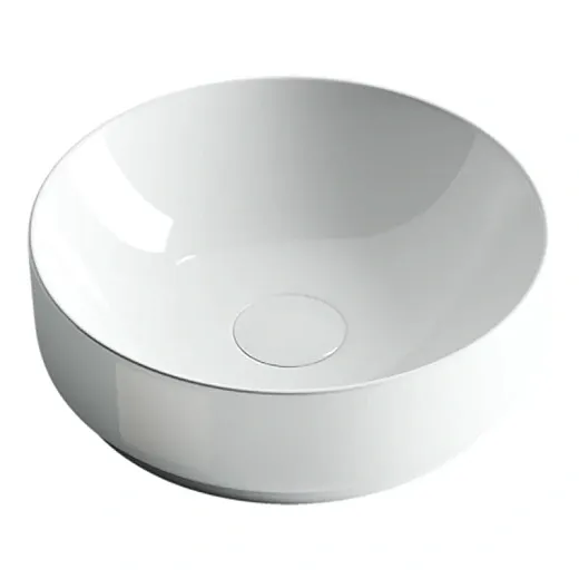Умывальник Ceramicanova CN6005 35.5х35.5х12.5см накладной круглый без перелива, CN6005