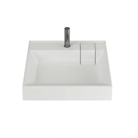 Раковина на стиральную машину Ceramicanova Quattro CN0101, 60 см, искусственный камень, белая
