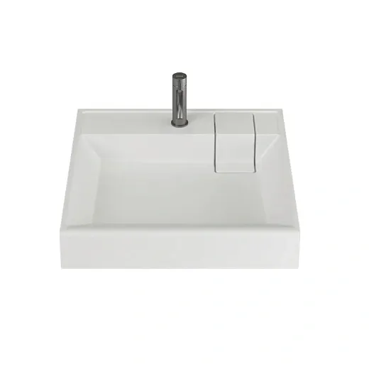 Умывальник на стиральную машину Ceramicanova Quattro 60см искусственный камень, CN0101
