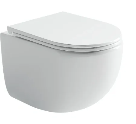 Подвесной унитаз Ceramicanova Up Rimless, CN4007, безободковый, крышка-сиденье микролифт, белый