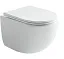 Подвесной унитаз Ceramicanova Up Rimless, CN4007, безободковый, крышка-сиденье микролифт, белый