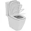 Унитаз напольный безободковый для монтажа с бачком Ideal Standard i.life B T537101, с функцией биде, технология RimLS+