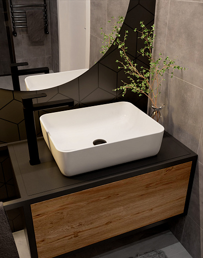 AQM6614MB AQUAme Parma Смеситель для раковины однорычажный, Черный матовый AQM6614MB AQUAme Parma Смеситель для раковины однорычажный, Черный матовый