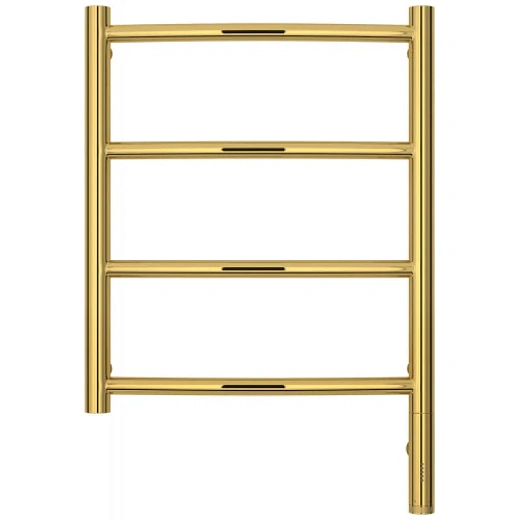 Полотенцесушитель электрический Сунержа Галант 3.0, высота 50 см, ширина 40 см, диммер слева/справа, цвет золото, 03-5800-5040/03-5801-5040