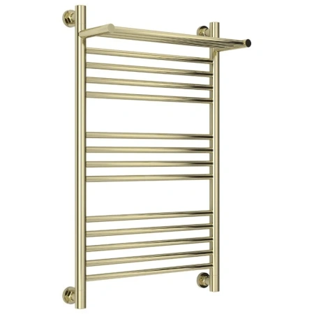 Полотенцесушитель водяной Сунержа Богема+, 800x500, с полкой, цвет шампань, 020-0223-8050