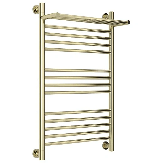 Полотенцесушитель водяной Сунержа Богема+, 800x500, с полкой, цвет шампань, 020-0223-8050