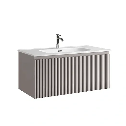 Тумба под раковину Sancos SNOB R 1.0, SNR1.090SM, 90 см, подвесная, Doha Soft