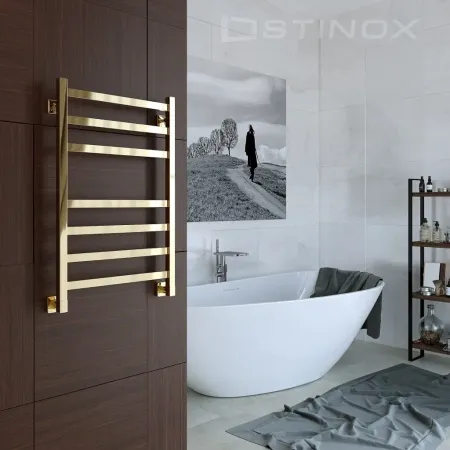 Полотенцесушитель водяной Stinox Prestige 500x800 золото