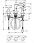 Смеситель Hansgrohe Metropol Classic 31306090 для раковины на 3 отверстия, хром/золото
