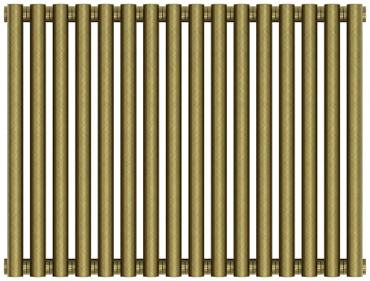 Радиатор трубчатый Сунержа Эстет-11, 16 секций, ширина 72 см, высота 50 см, боковое подключение, цвет состаренная бронза, 05-0302-5016