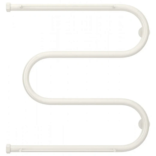 Полотенцесушитель водяной Сунержа М-образный+ 12-4008-6060, 600x600, с 2 полками, цвет белый