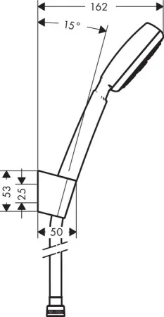Душевой гарнитур Hansgrohe Crometta 100 1jet Port 26665400