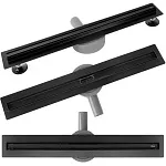 Душевой лоток Rea Neox Slim pro black 70см черный матовый, REA-G2709