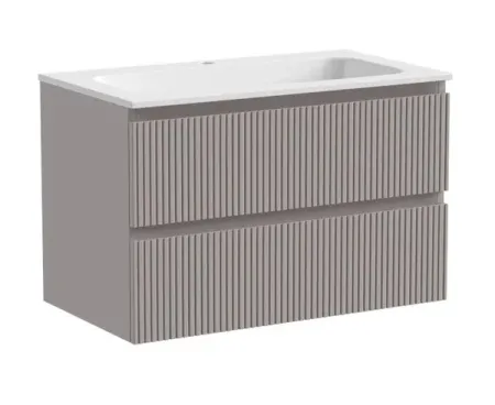 Тумба под раковину Sancos Snob T 80 см подвесная, Doha Soft, SNT80SM