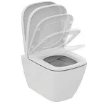 Унитаз безободковый подвесной Ideal Standard i.life S с сиденьем и крышкой T473701, технология RimLS+, T473801