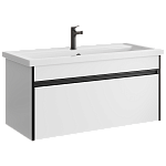 AQWELLA Urban подвесная тумба под умывальник 101,5 см, цвет белый