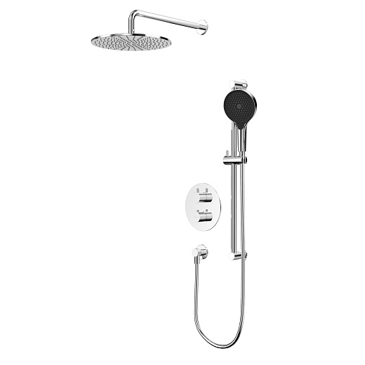 Термостатическая душевая система скрытого монтажа WHITECROSS Y YSET09TOPCR (хром) Термостатическая душевая система скрытого монтажа WHITECROSS Y YSET09TOPCR (хром)