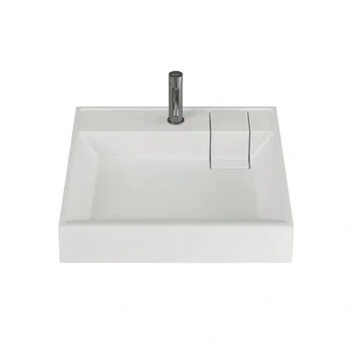 Умывальник на стиральную машину Ceramicanova Quattro 60см искусственный камень, CN0101