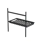 Kupala Консоль для мебельной раковины 80 см, черный