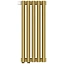 Радиатор отопления Сунержа Эстет-0 EU50, 5 секций, левое/правое нижнее подключение, цвет матовое золото, 032-0320-5005/032-0321-5005