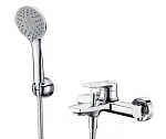 Смеситель Wasserkraft Lopau 3201 для ванны с коротким изливом