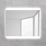 Зеркало BelBagno SPC-CEZ-800-700-LED-TCH-WARM, 80 см, с LED подсветкой, с сенсорным выключателем, с подогревом, цвет рамы белый