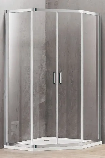 Душевая кабина Гласс лайн пента-90/Glass line penta-90 матовая