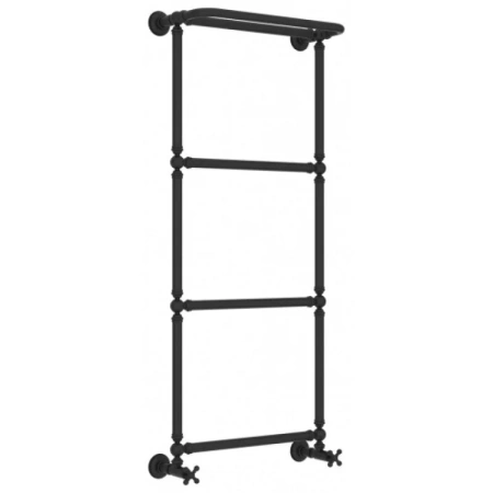 Полотенцесушитель водяной Сунержа Ренессанс 1386 15-0281-1250, 1200x500, с полкой, цвет тёмный титан муар