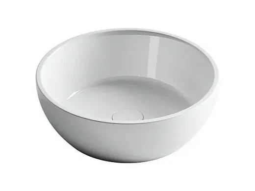 Умывальник Ceramicanova Element CN6021 41х41х14.5см накладной круглый без перелива, CN6021