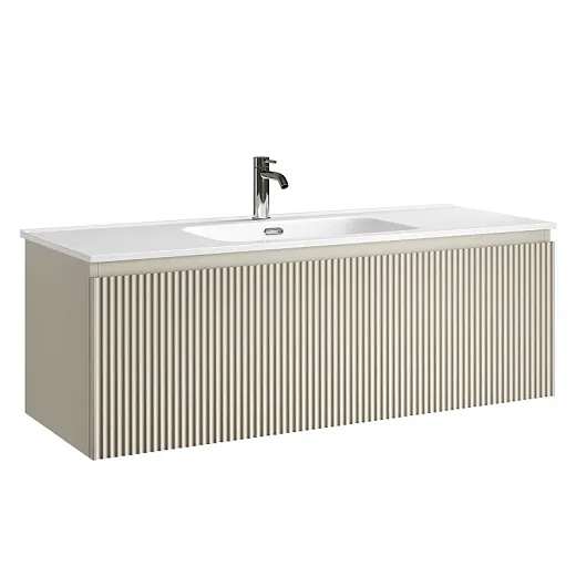 Тумба под раковину Sancos SNOB R 1.0, SNR1.0120CE, 120 см, подвесная, Beige Soft
