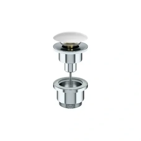 Донный клапан Ceramicanova 70003nc, универсальный, цвет белый
