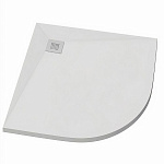 Мраморный душевой поддон Good Door ESSENTIA R белый 100х100