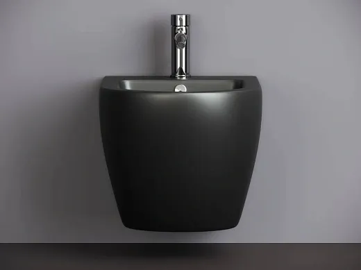 Подвесное биде Ceramicanova Metropol черный матовый, CN4003MB, сантехфарфор