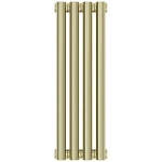 Радиатор отопления Сунержа Эстет-00, 4 секции, боковое подключение, цвет шампань, 020-0332-5004 Радиатор отопления Сунержа Эстет-00, 4 секции, боковое подключение, цвет шампань, 020-0332-5004