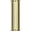 Радиатор отопления Сунержа Эстет-00, 4 секции, боковое подключение, цвет шампань, 020-0332-5004